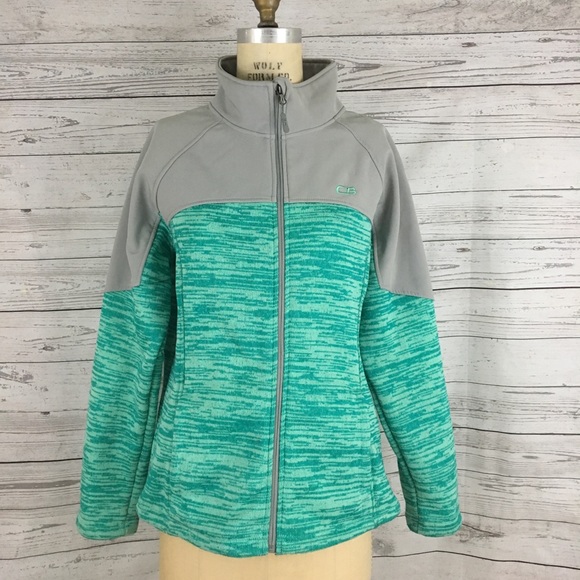 CB Jackets & Blazers - CB mint knit full zip jacket